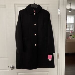 New with tags black a line Kate Spade coat